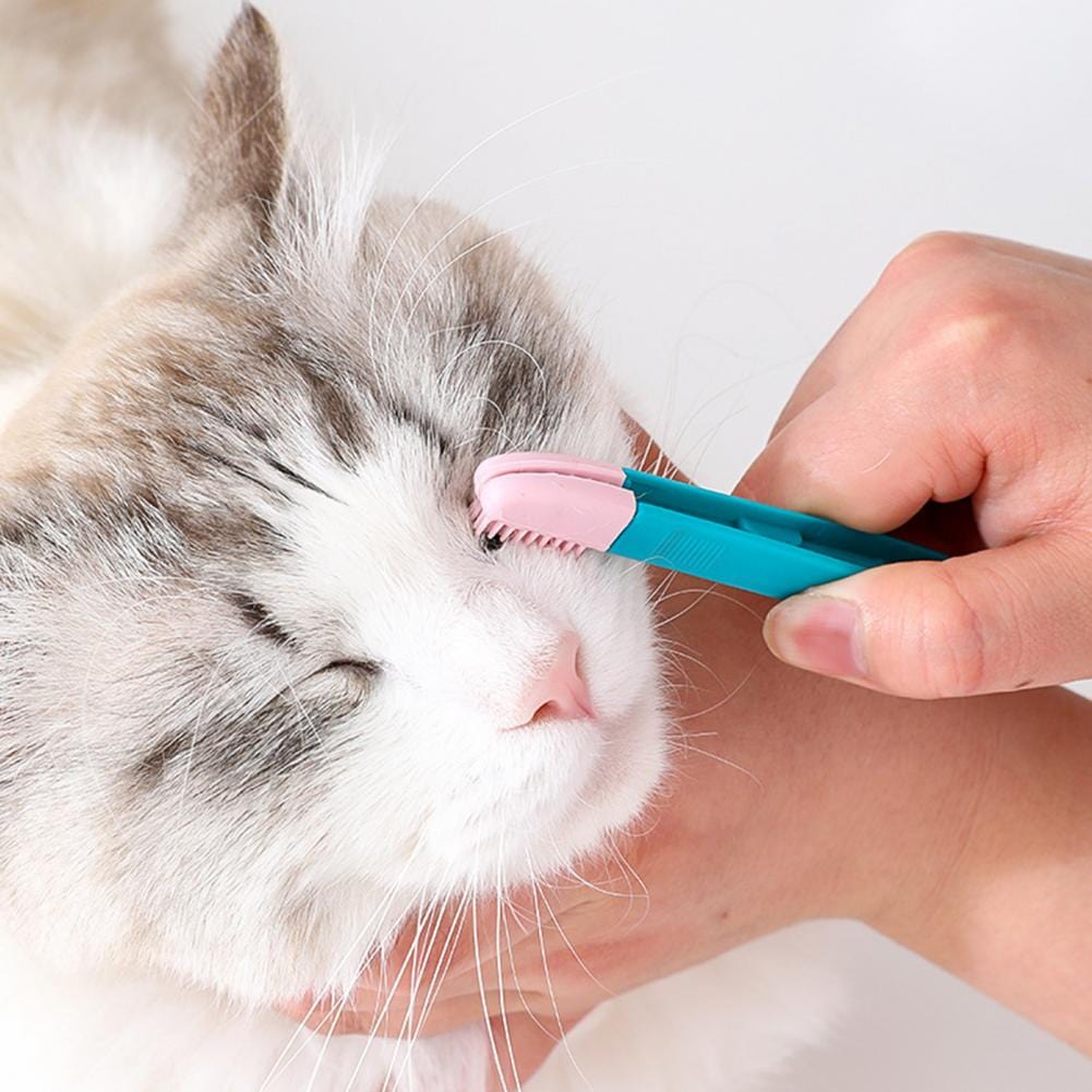 Eco-friendly cat eye wiping brush for reuse