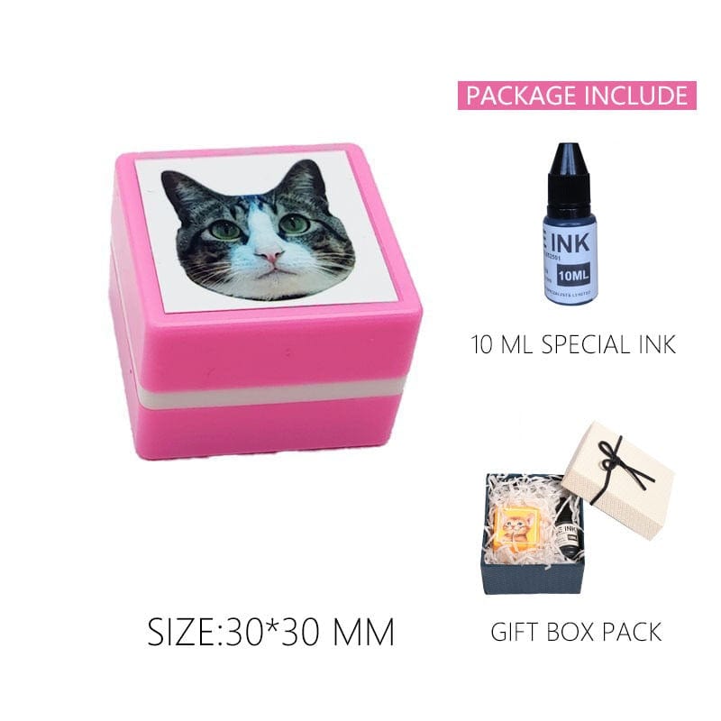 Custom-Made Cat Stamp for Pet Lovers