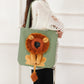 Lion-themed cat carrier bag