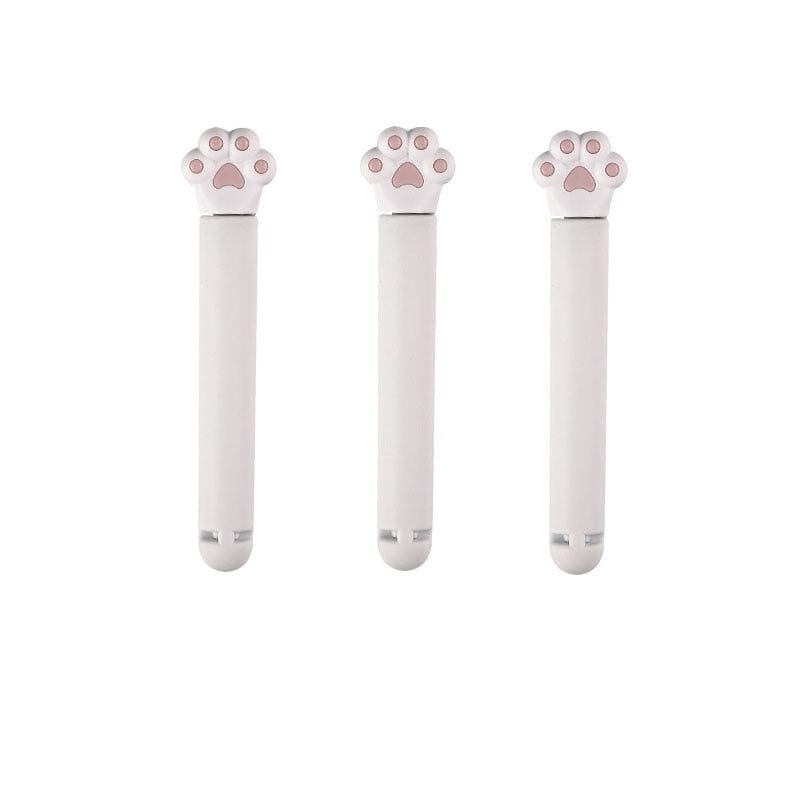 Secure your bags with these adorable paw-shaped sealer clips - Set of 3