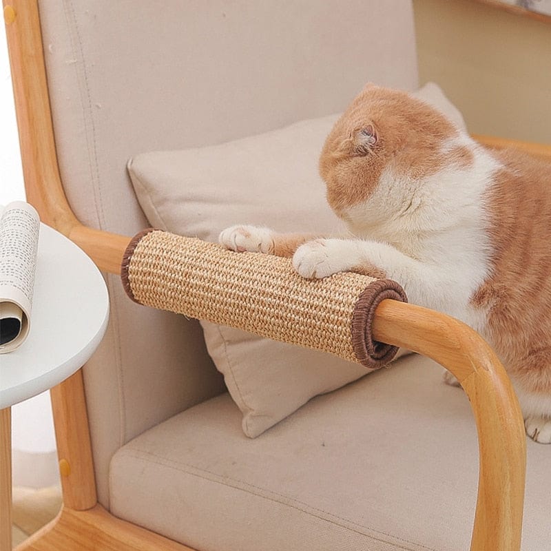Sisal mat cat scratcher for active kitties