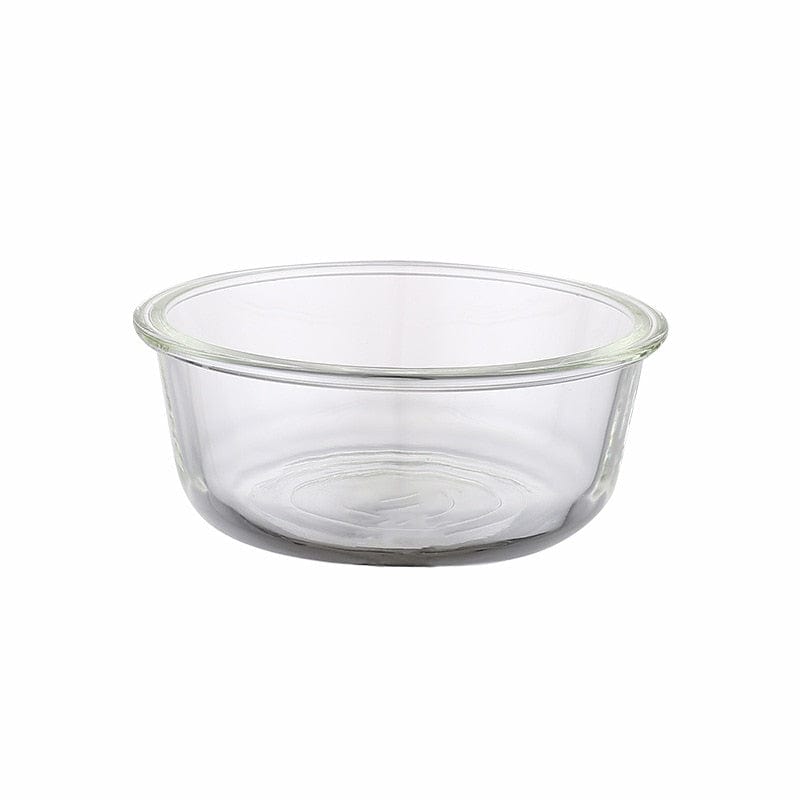 Modern non-slip cat dish in a clear designer style