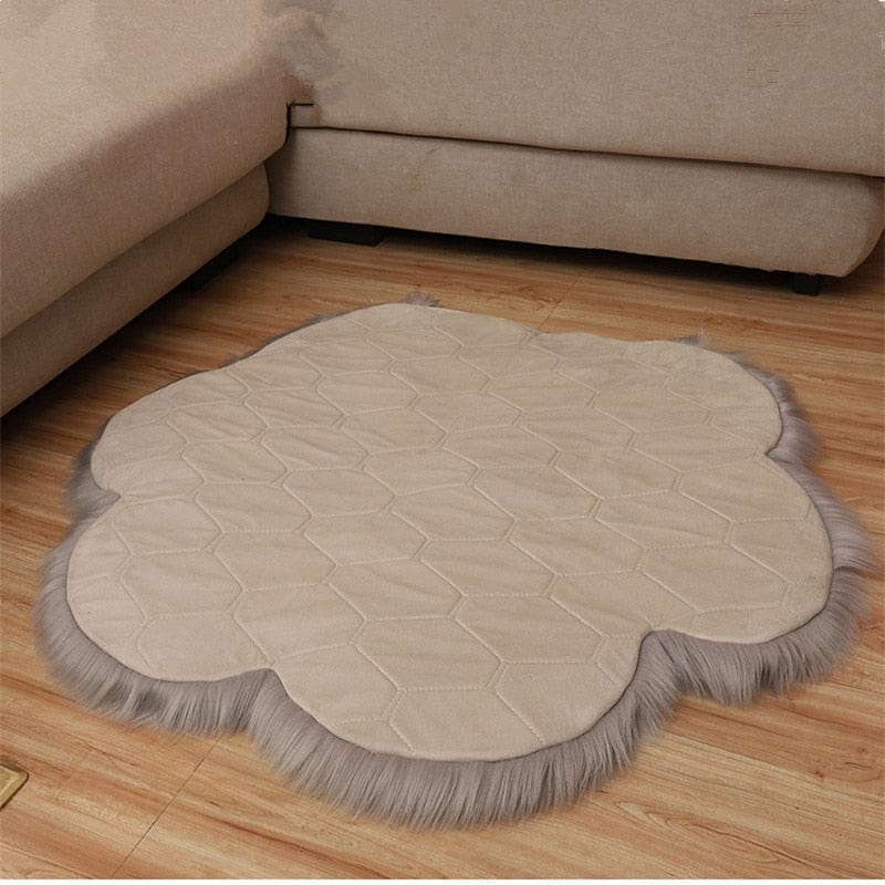 Decorative cat paw cushion carpet rug for kids' rooms