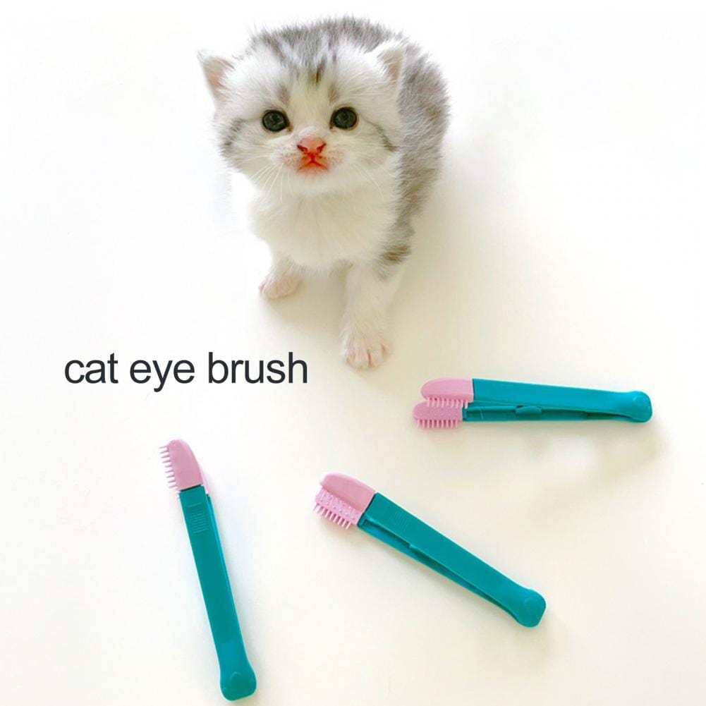 Reusable brush designed for cat eye cleaning