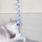 Woolen coil toy for feline play