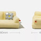 Stylish cat furniture with cushioned seat