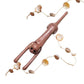Whimsical cat back scratcher with massager