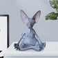 Meditating Sphynx cat collectible miniatures