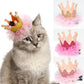 Exquisite cat-themed crown jewelry