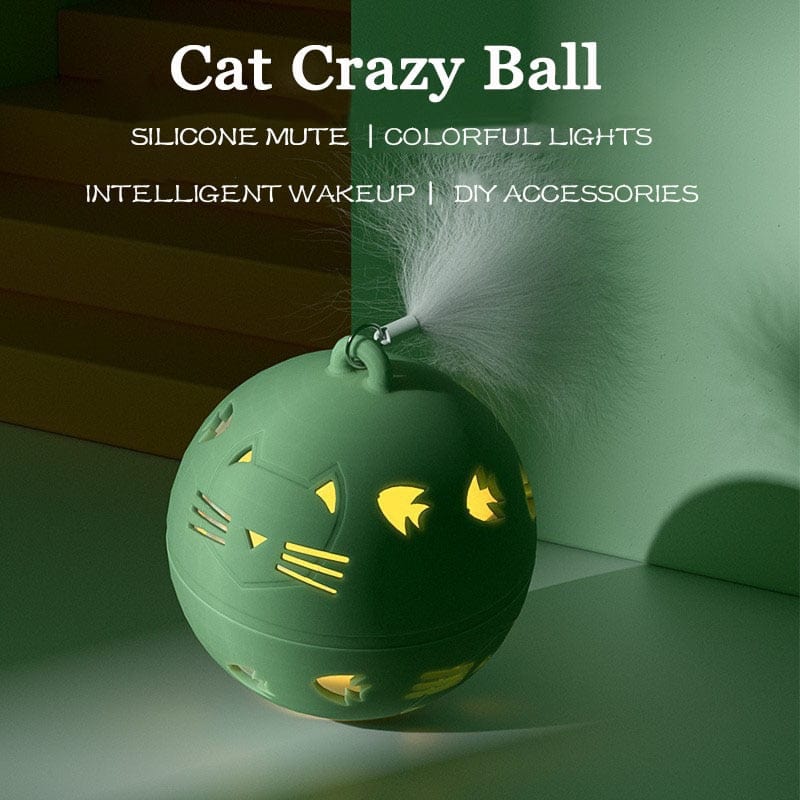 Cat Crazy Ball interactive self-moving toy