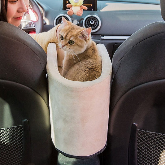 Convenient portable armrest cat car carrier
