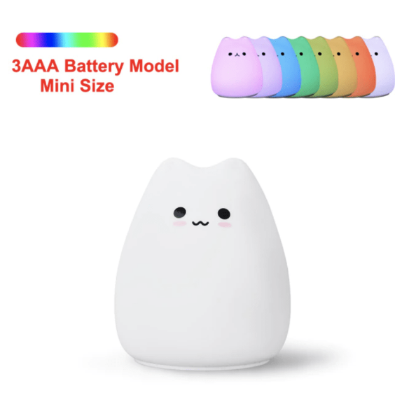 Personalized Kitty Shaped Night Light 