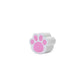 Paw print design bathroom scrubber with multiple uses