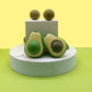 Avocado plush cat toys infused with organic catnip