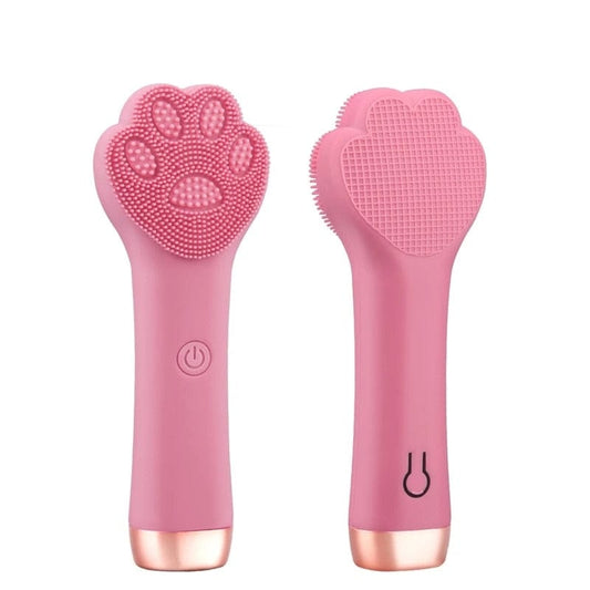 Electric skincare paw cleansing brush