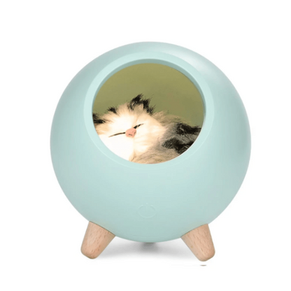 USB Rechargeable Creative Cat Pet House cute cat shape led lamp