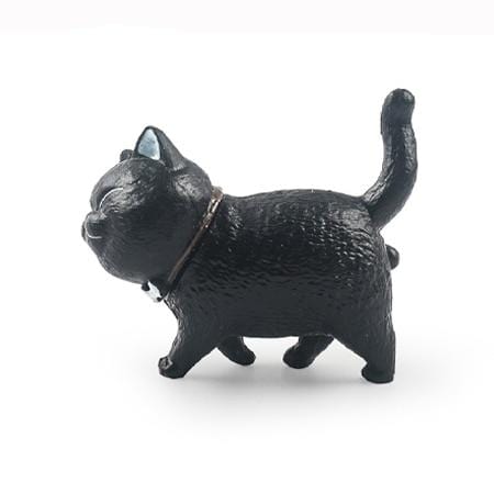 Solid Black Cat Magnet – Minimalist Cat Breed Decor