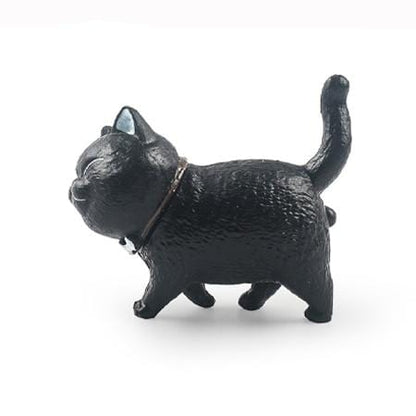 Solid Black Cat Magnet – Minimalist Cat Breed Decor