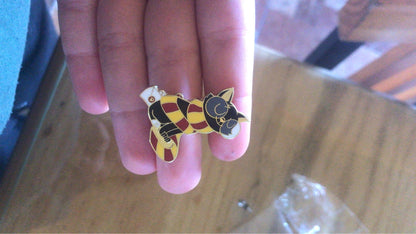 Harry Potter-inspired cat gift pin Gryffindors Magic Cat Gift Pin