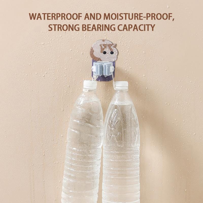 Waterproof Cat Adhesive Hanger – Strong Rod Support