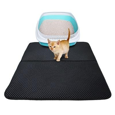 Cat litter trapper waterproof mat for mess-free floors Cat Litter Mat EVA Double-Layer Cat mat Litter Trapper Mats with Waterproof Bottom Layer non-slip pet litter Cat Bed mat