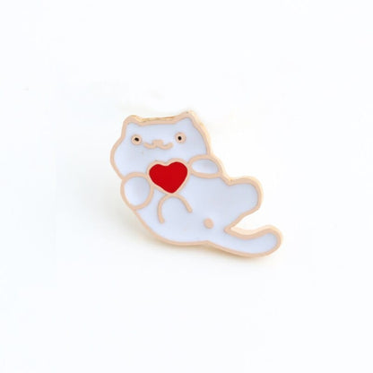 Kitty Lover Brooch Jewelry cute cartoon cat brooch