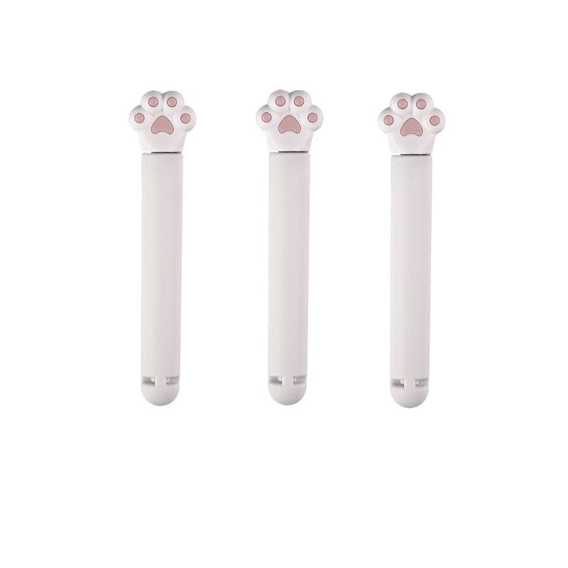 White Paw Bag Sealer Clips – Clean & Cute Look