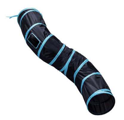 durable polyester cat tunnel with steel frame

