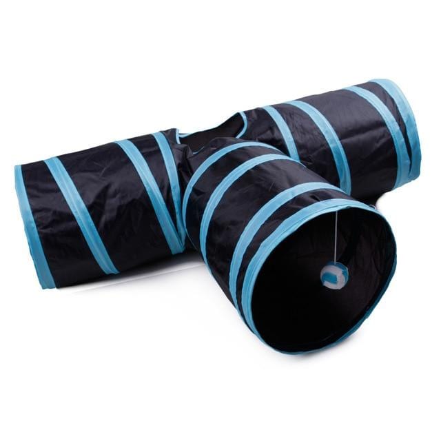 interactive exercise tunnel toy for multiple cats

