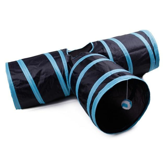 interactive exercise tunnel toy for multiple cats

