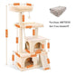 Cat Tree Pet Furniture Cat Condo with House,Cat Scratching Post Indoor for Cats and Kittens,  Cat Tree Tower Condo Furniture Scratch Post for Kittens
