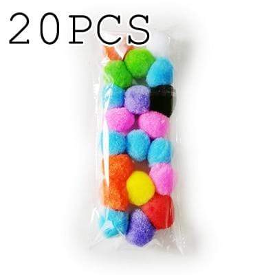 20pcs Soft Assorted Ball Toy With Colors and Interactive Cat Toys