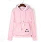 Pink Kittyroo Pouch Hoodie