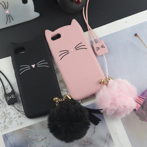3d Cat Iphone Case