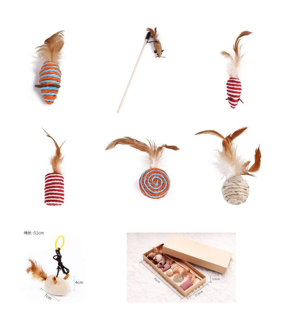 Cat Toy Feather Stick for sale