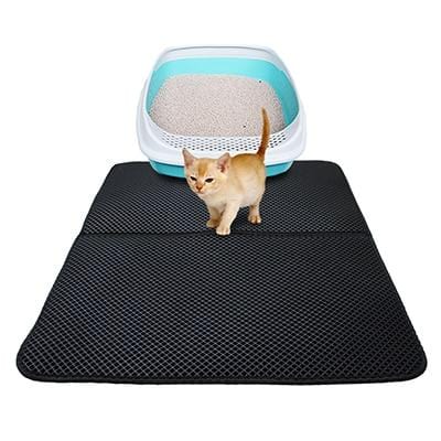 Cat litter trapper waterproof mat for mess-free floors