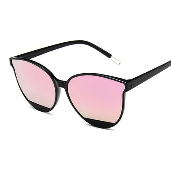 Ladies Color Kitten Eye Sunglasses