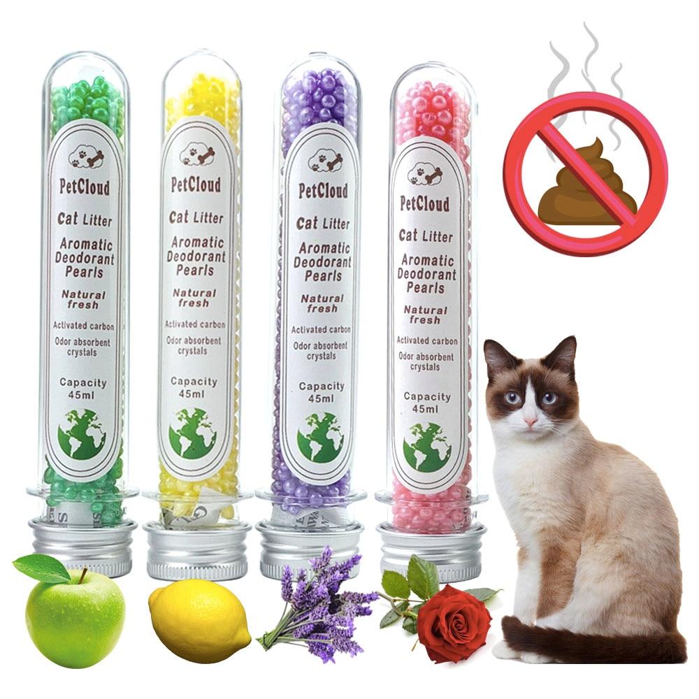 Cat Litter Deodorant Beads with Four Different Flavors Scent 