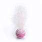 feather ball cat toy