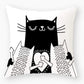 Kitty Cat Pillow Case Cushion Cover