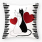 MEOW Throw Pillow Covers