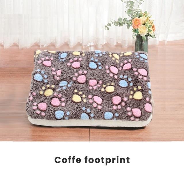 Pet Dog Bed Thickened Soft Fleece Pad Blanket Bed Home Portable Washable Mat
