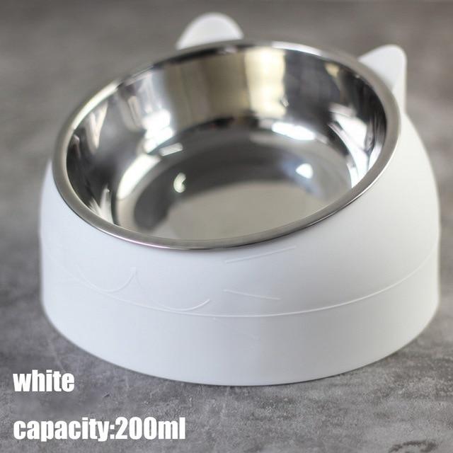 Oblique Mouth Single Bowl Dog Bowl Pet, Cat Dog Food Bowl Cat Bowl Oblique Mouth Single Bowl