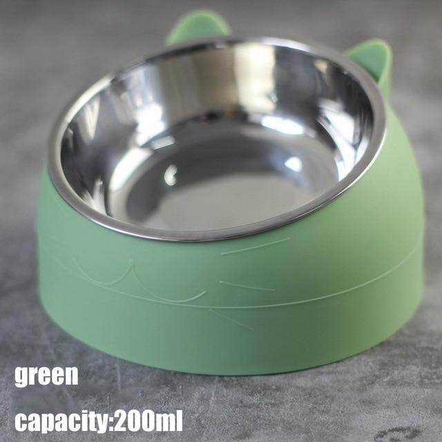 cat bowl oblique mouth,  Cat Bowl Space Capsule Food Oblique Mouth Flap