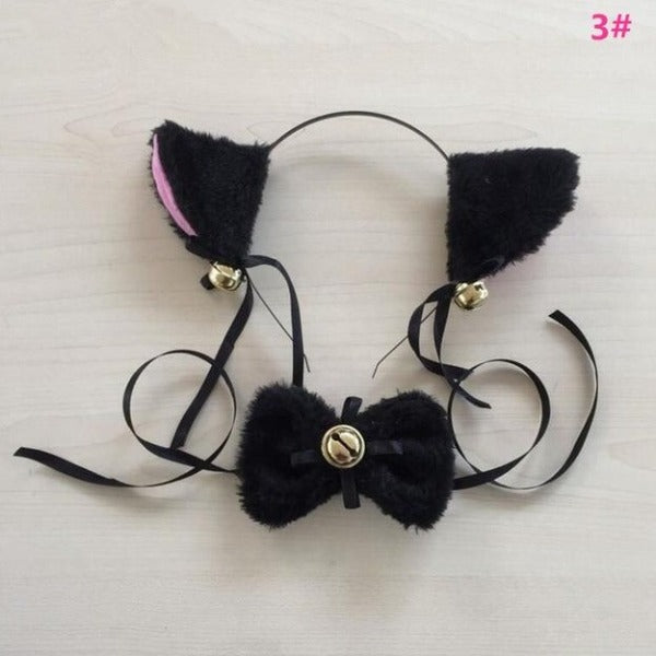 Cat Ears Tail Cosplay, Accessory Hairwear Hairband