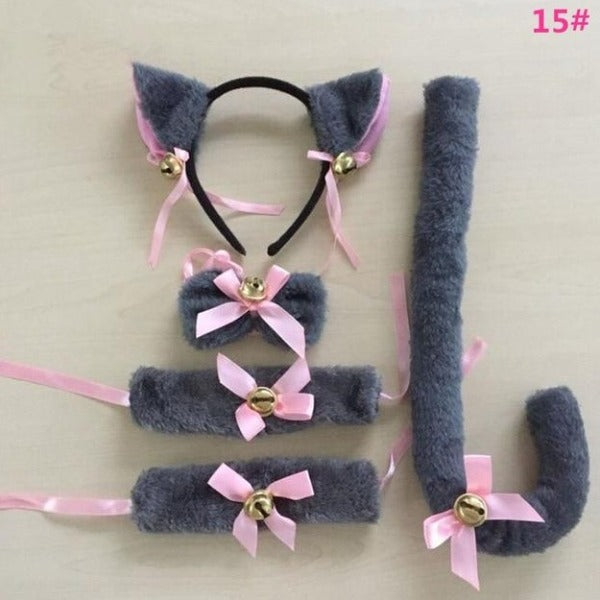 Kitty Headband Bow Neckwear costume