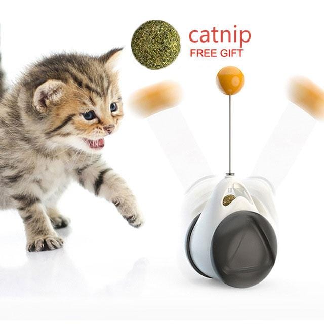 Cat Toys Smart Toy With Wheels Automatic No Need Recharge Catnip Pet Exercise Chase Play Kitten Interactive