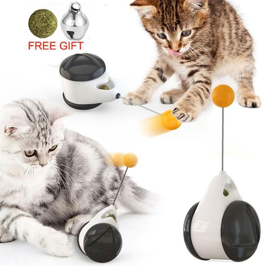 Toys for Cat ,Smart Automatic Catnip Interactive Toy With Wheels