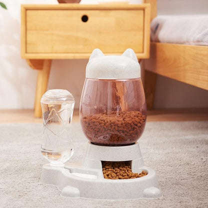 cat food dispenser,  automatic cat feeder and water