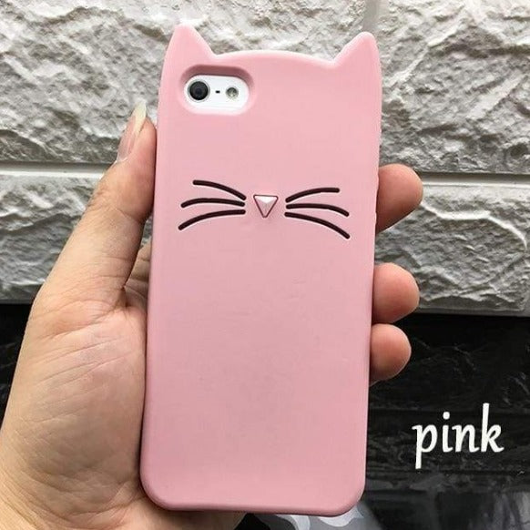 cute kitty mobile cover